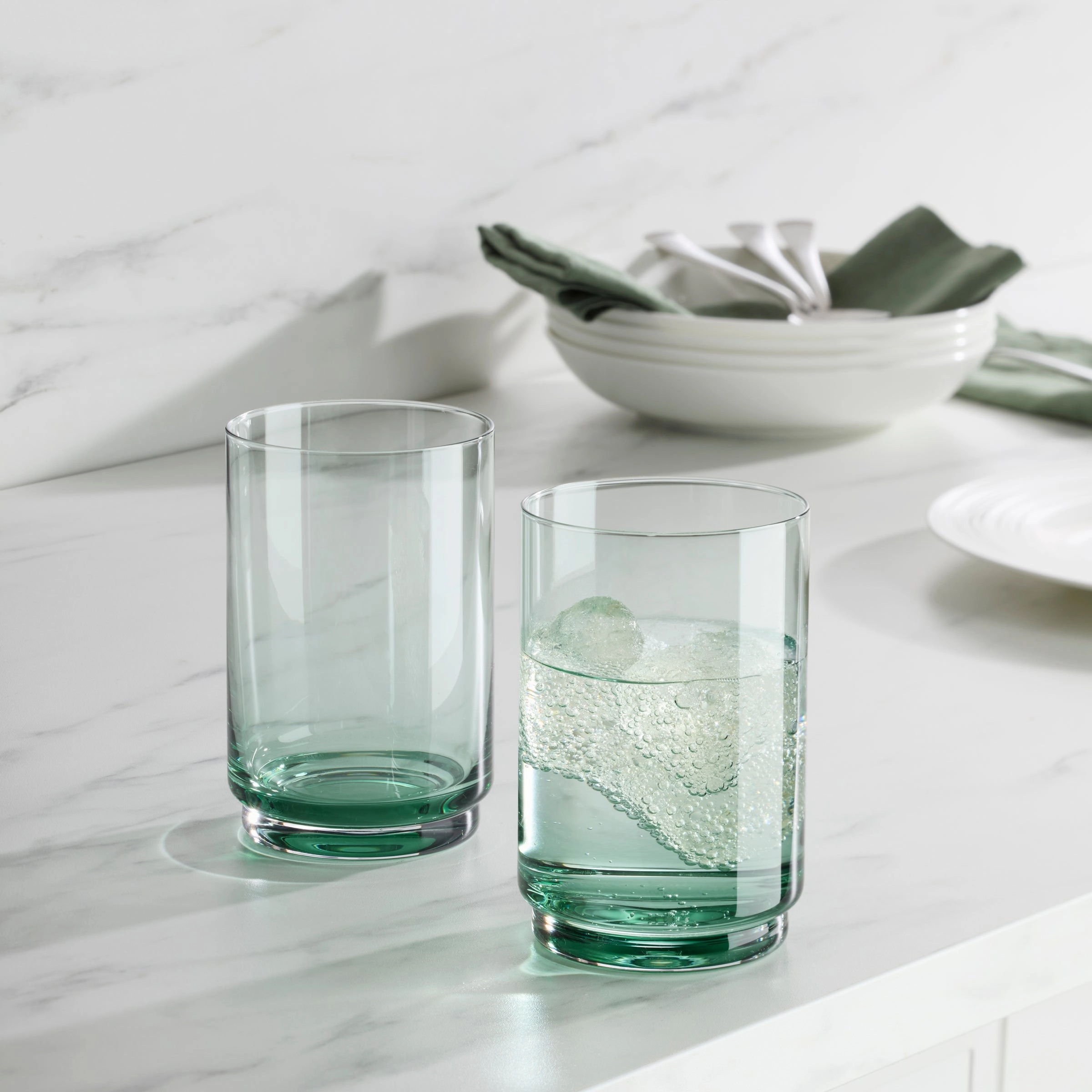 Tuscany Stackable Green Coolers - Set Of 4