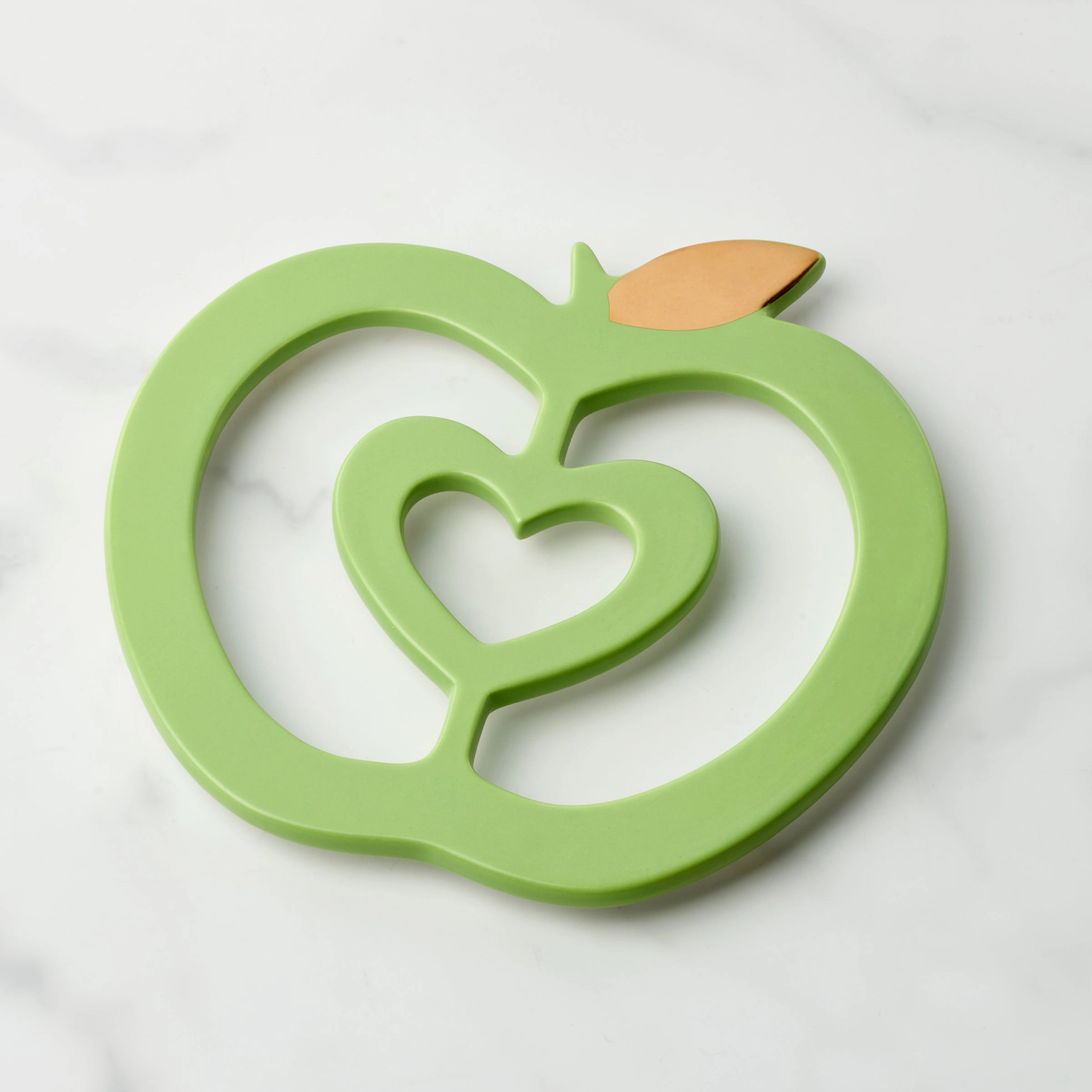 Tutti Fruity Apple Trivetmodern kitchen decor ,kitchen dinner set ,dinnerware 