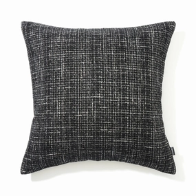 Tweed A Cushion Cover 450 X 450 Blackbedding sets ,throw blankets 