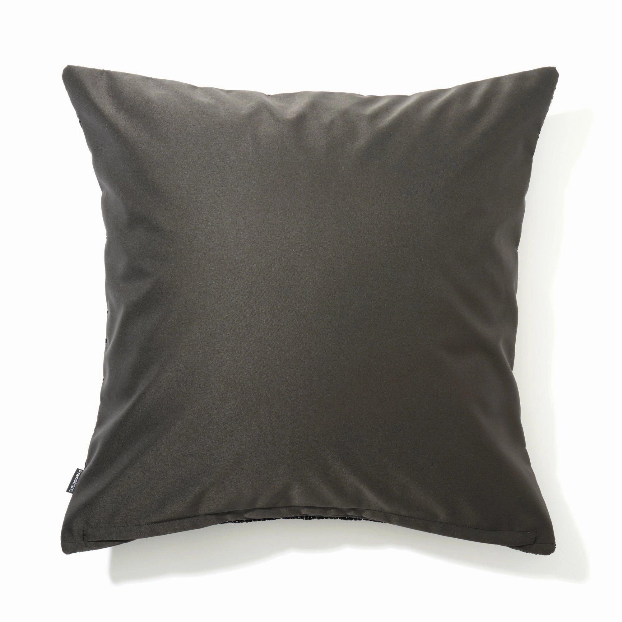 Tweed A Cushion Cover 450 X 450 Black