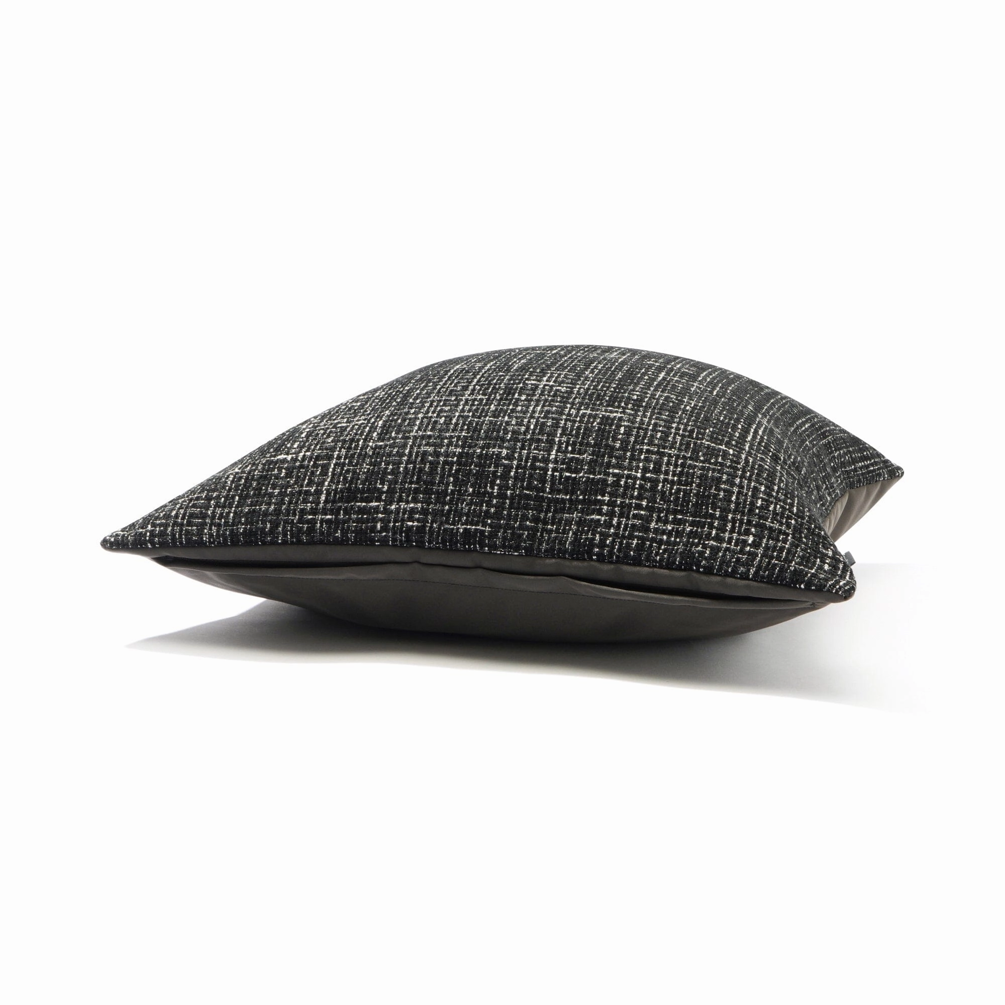 Tweed A Cushion Cover 450 X 450 Black