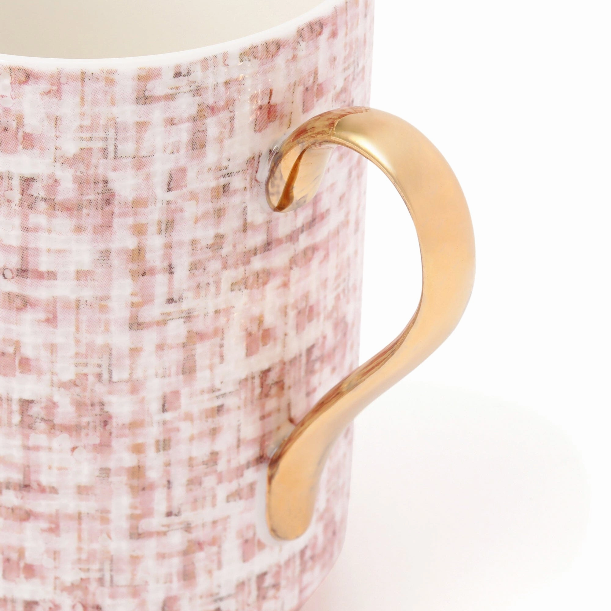 Tweed Mug Pink