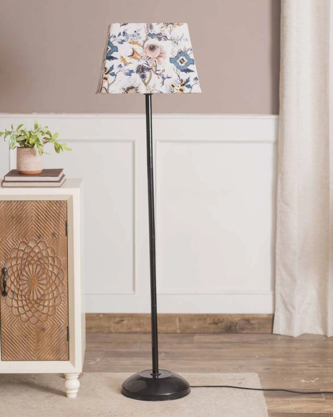 Twilight Rose Tapered Rectangle Lamp Shade