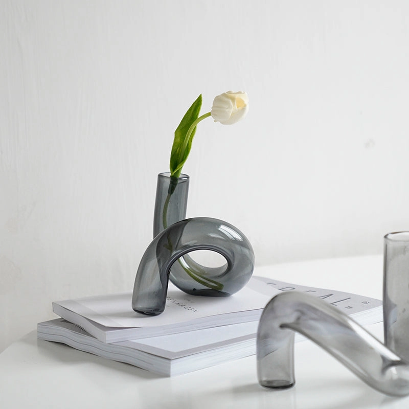 Twisted Glass Candle Holder