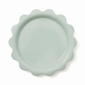 Uneune Plate Medium Minthand-painted ceramic bowl