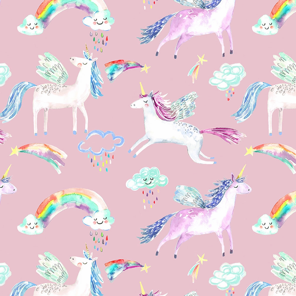 Unicorn Dance Printed Made to Measure Curtains Blossom