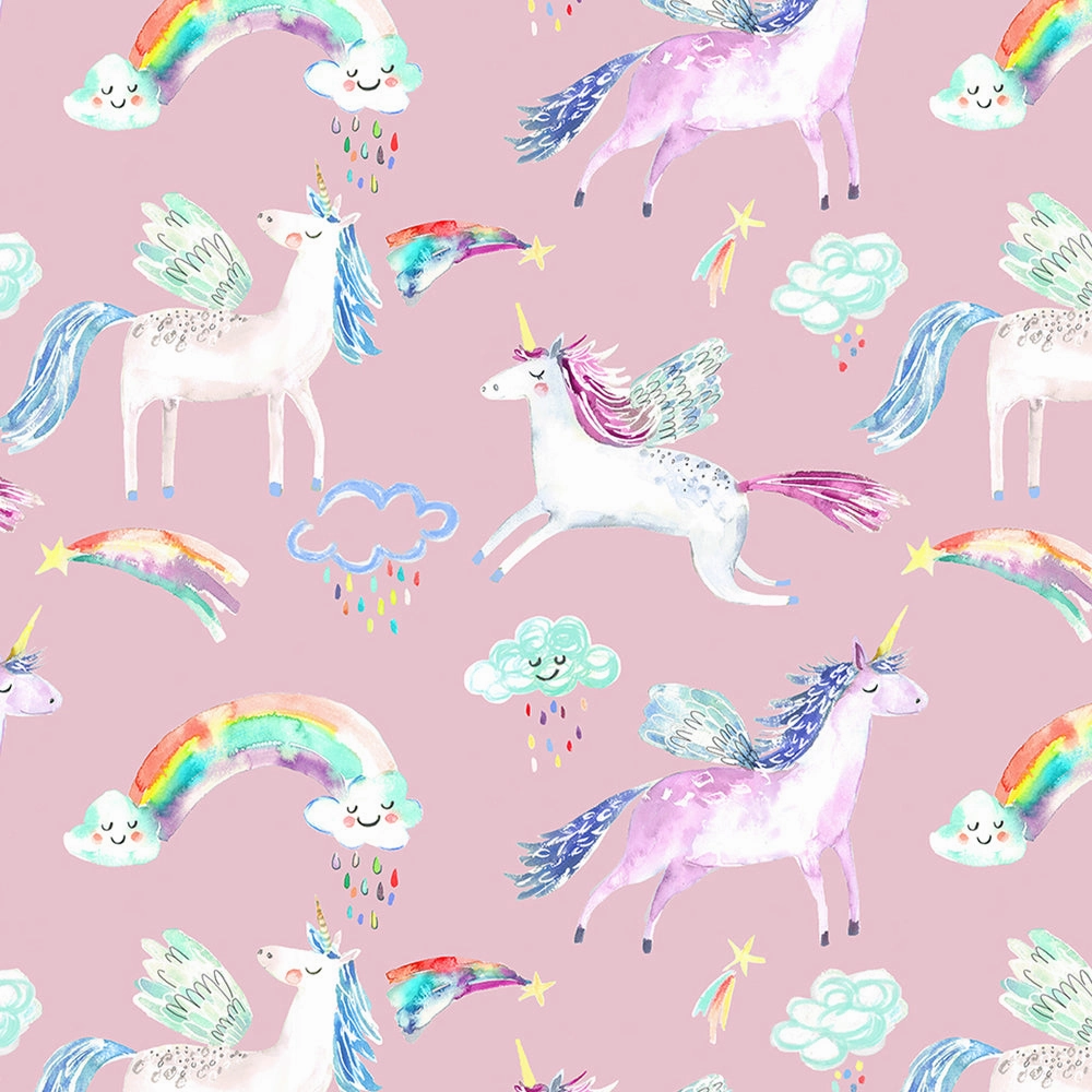 Unicorn Dance Printed Made to Measure Curtains Blossom