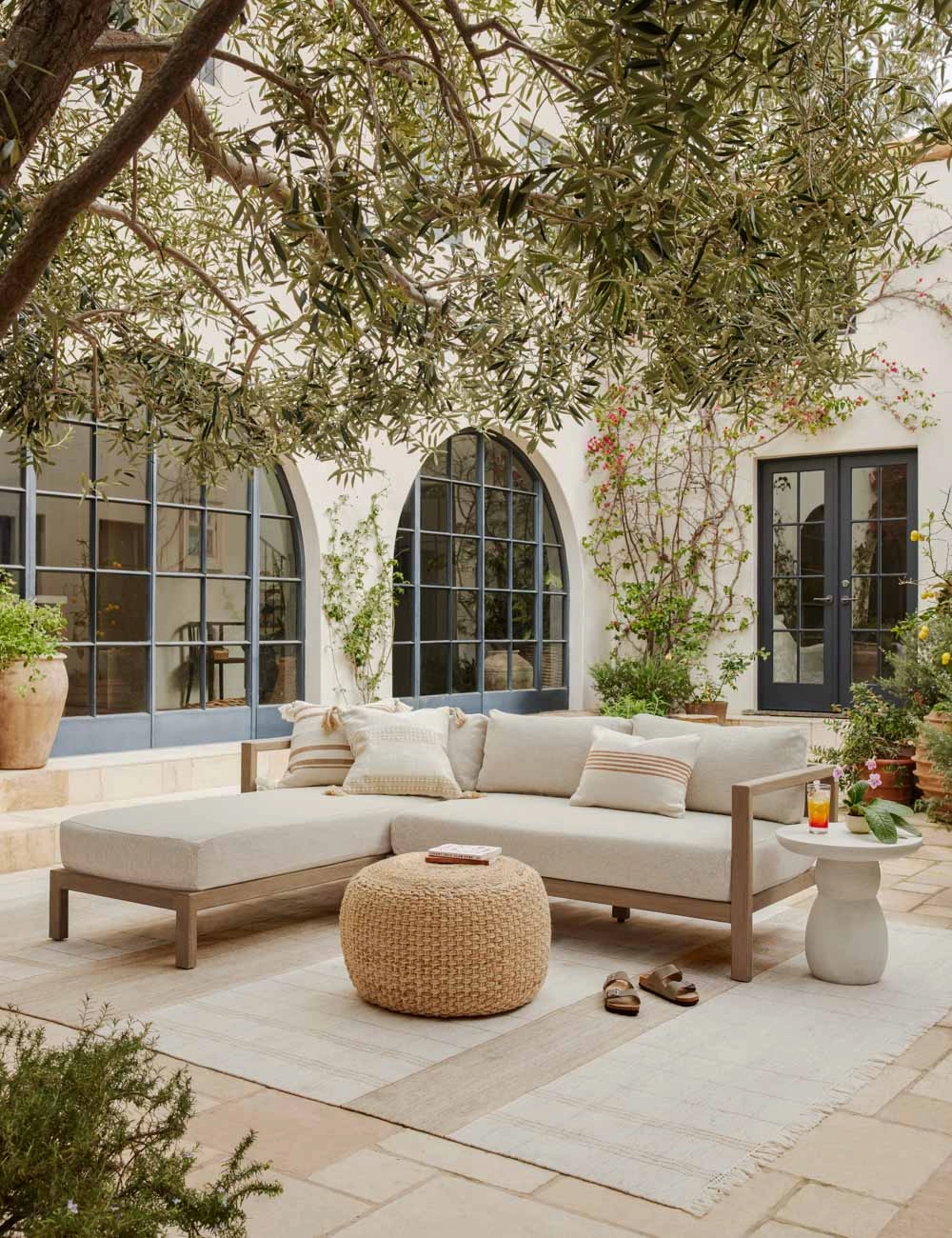 Valencia Indoor / Outdoor Rugmodern color block patchwork rug