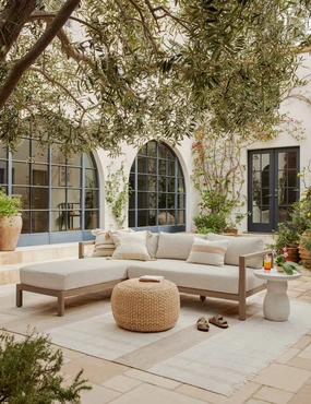 Valencia Indoor / Outdoor Rugmodern color block patchwork rug