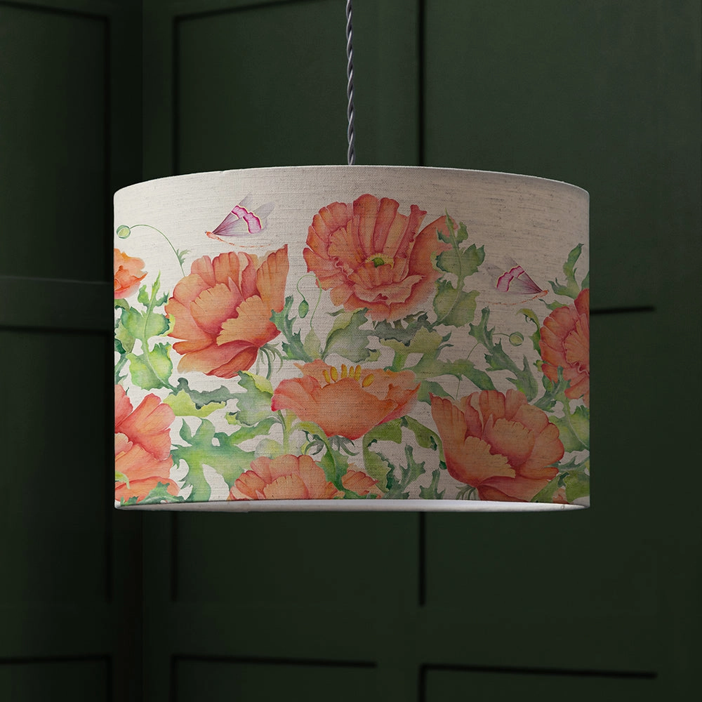 Valeria Eva Printed Lamp Shade Scarletmodern home decor ,home decor for bedroom 