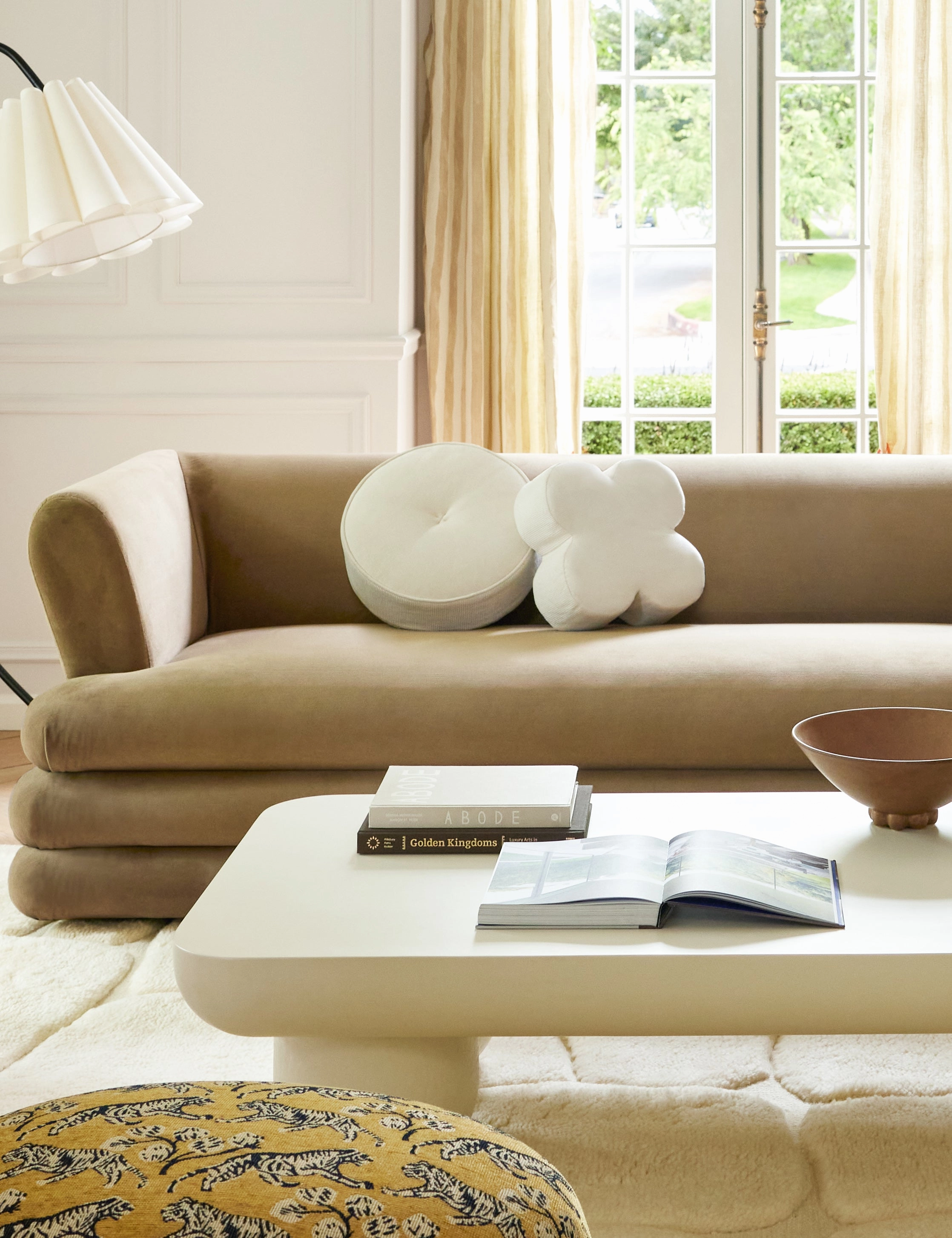 Velvet Clover Pillow by Sarah Sherman Samuel