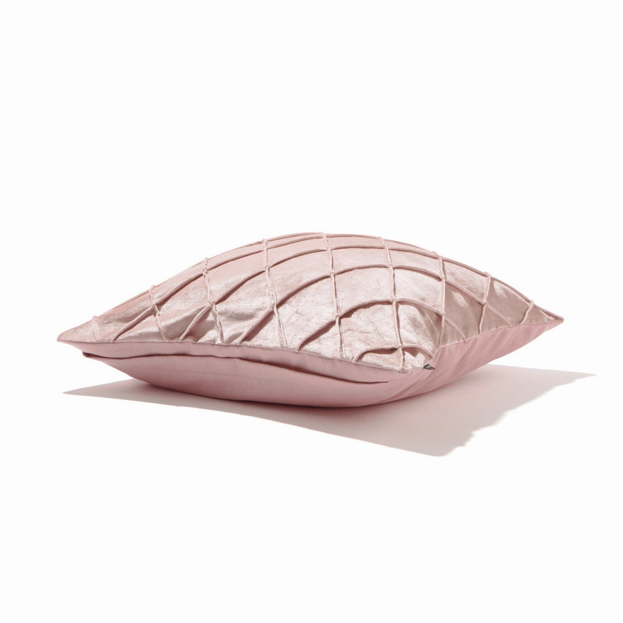 Velvet cord cushion cover 450 x 450 Pink