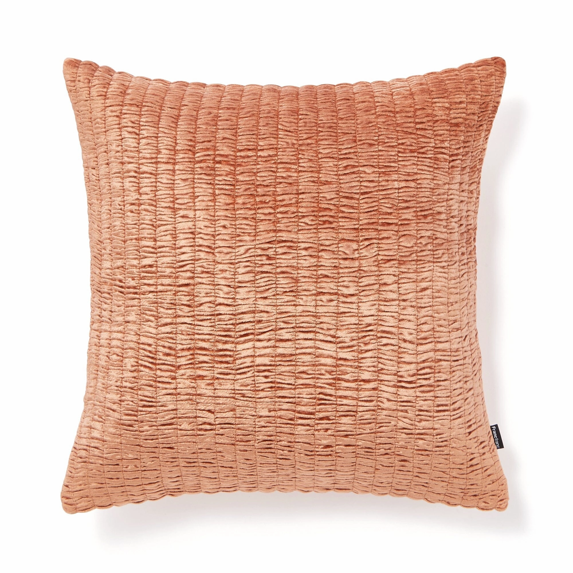 Velvet Gather Cushion Cover 450 X 450 Orangebedding sets ,throw blankets 