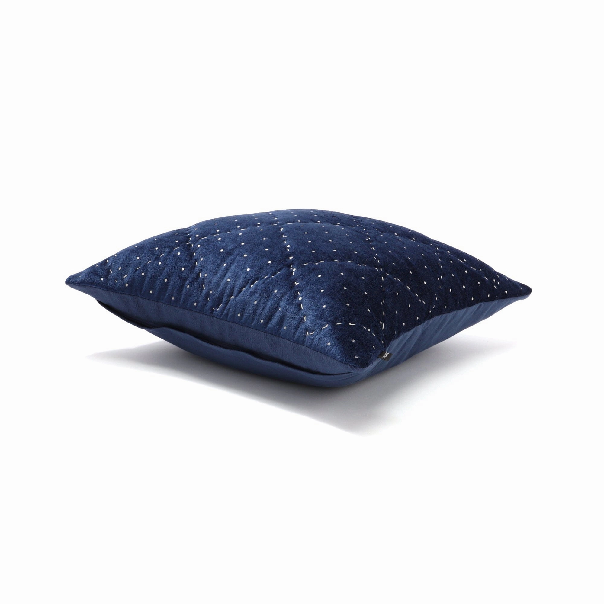 Velvet Quilt Cushion Cover 450 X 450 Navy