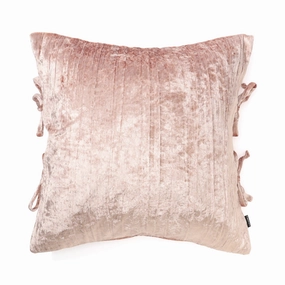 Velvet Ribbon Cushion Cover 450 X 450 Pinkbedding sets ,throw blankets 