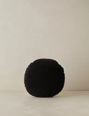 Velvet Round Pillow by Sarah Sherman Samuelbedding sets ,throw blankets 