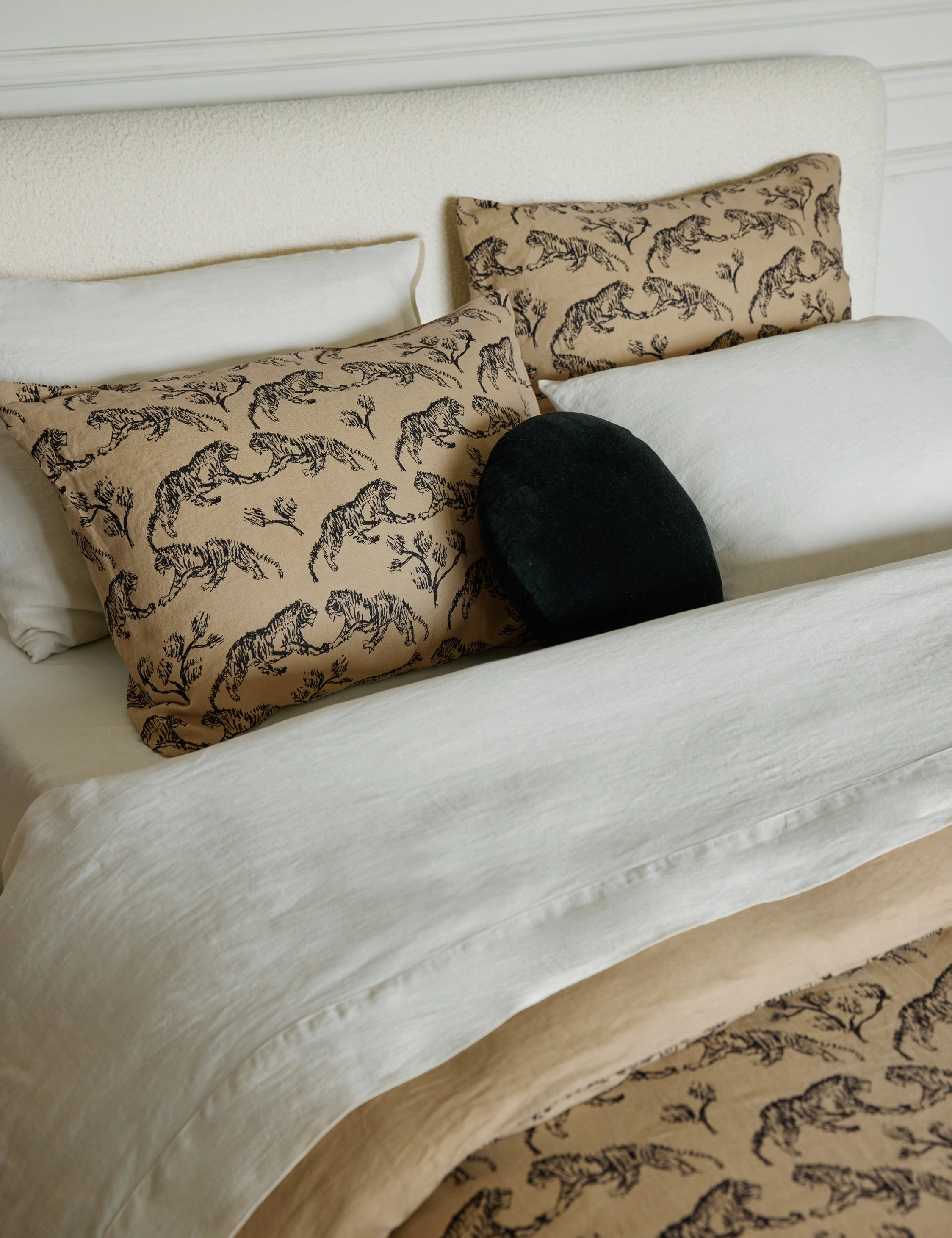 Velvet Round Pillow by Sarah Sherman Samuel