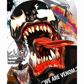 Venom Marvel Pop Art Poster Wall Decoration Drawingmodern abstract painting decor