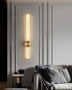 Vertical Oval Wall Light - Goldmodern wall lamp,smart wall lamp