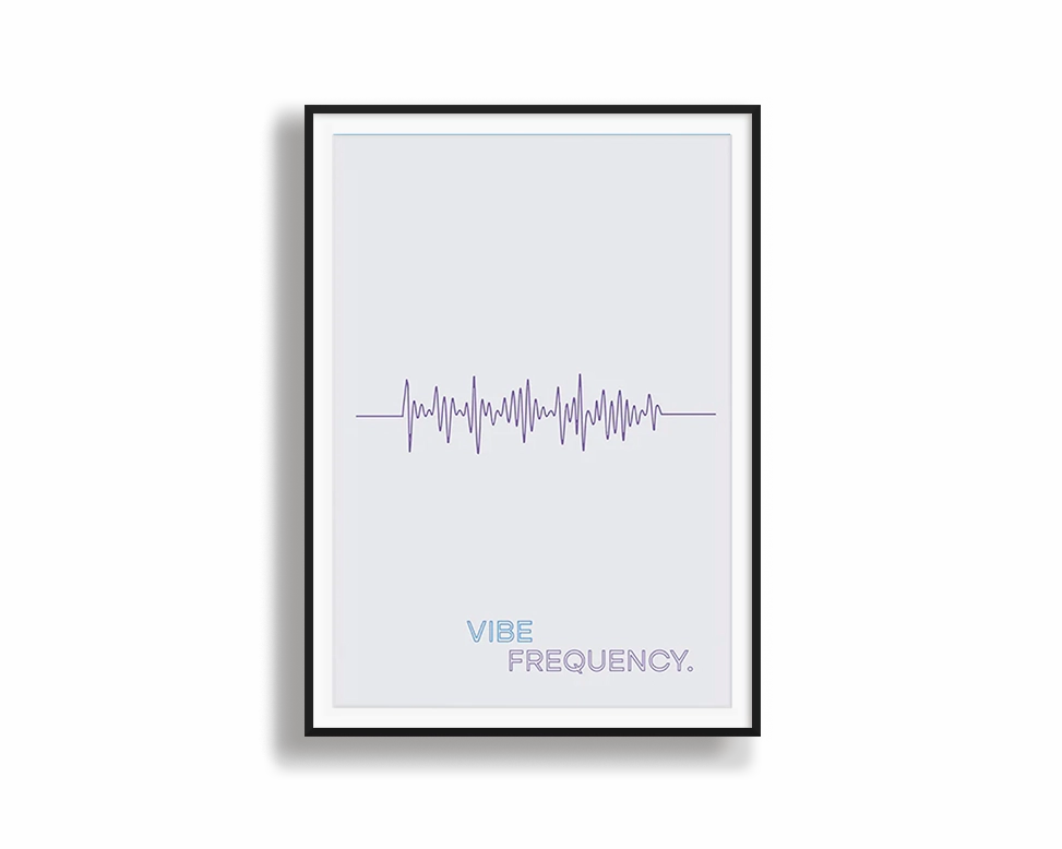 Vibe Frequency 2modern abstract painting decor