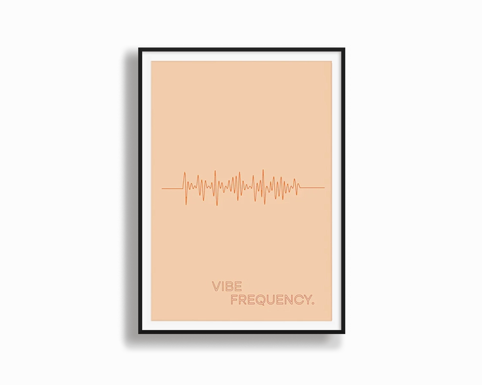 Vibe Frequency 3modern abstract painting decor