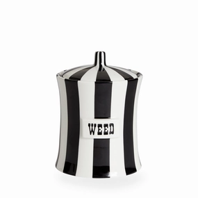 Vice Weed Canisterglass jar ,jar with lid 