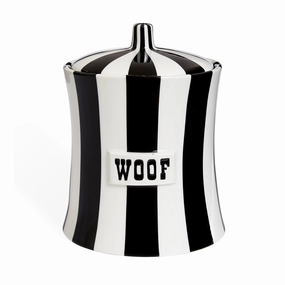 Vice Woof Canisterglass jar ,jar with lid 