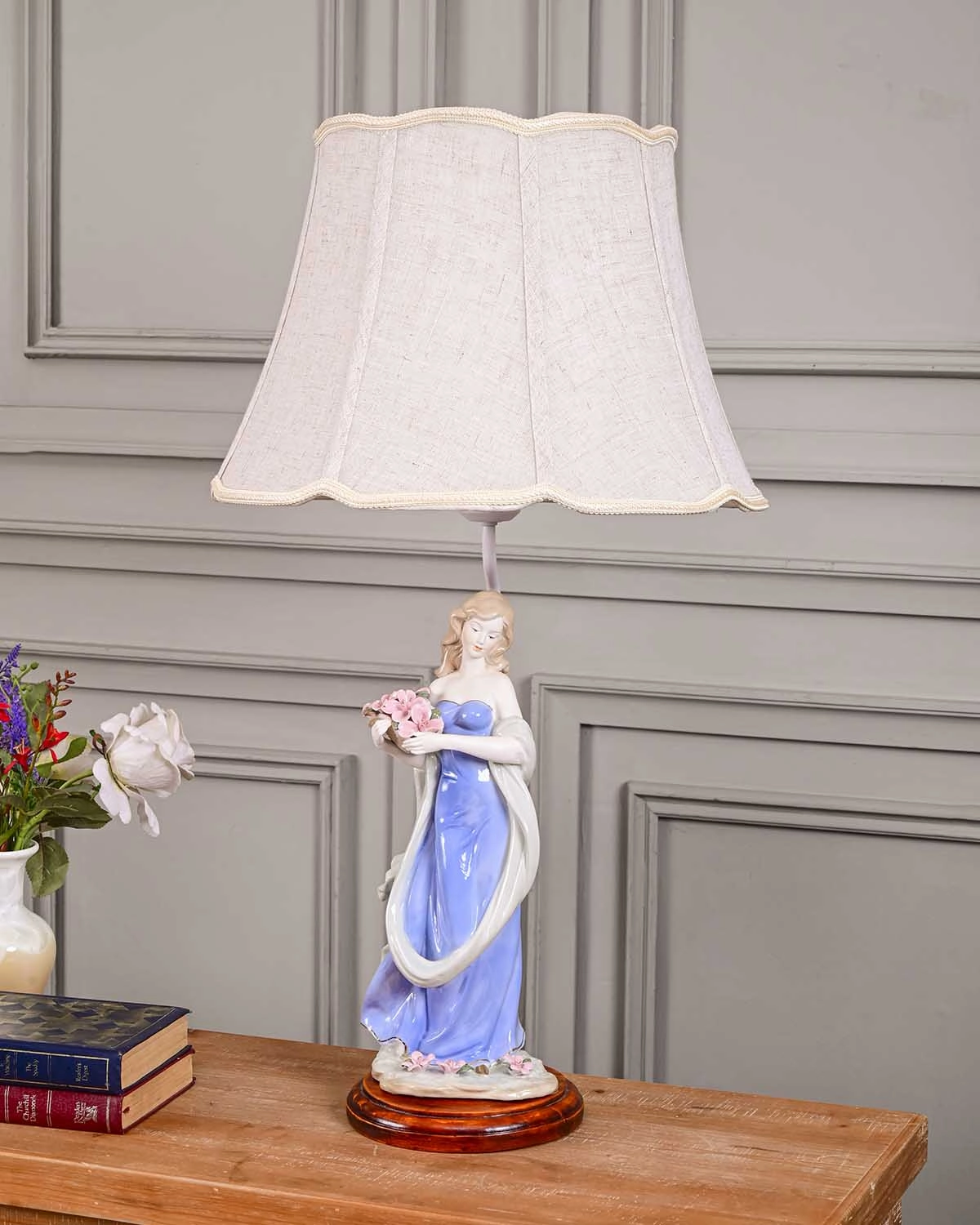 Victorian Lady - Fine Porcelain Table Lamp