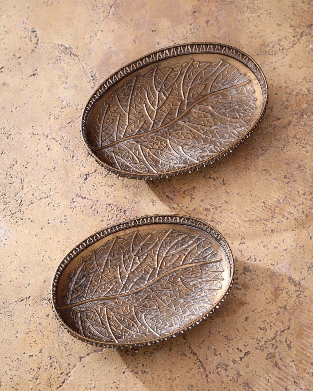 Vintage Birch Leaf Serving Tray - Small