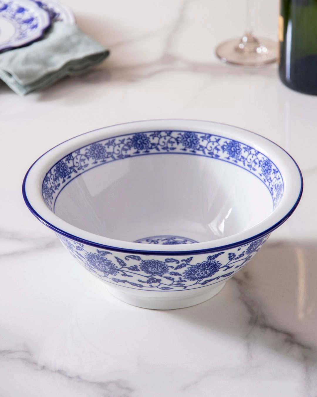 Vintage Blue & White Serving Bowlhome decor ,wall decor 
