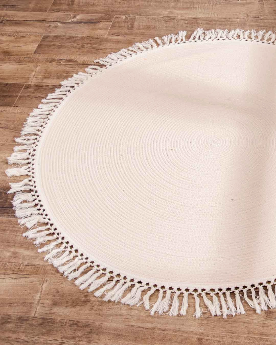 Vintage Bohemian Chic Round Floor Rug