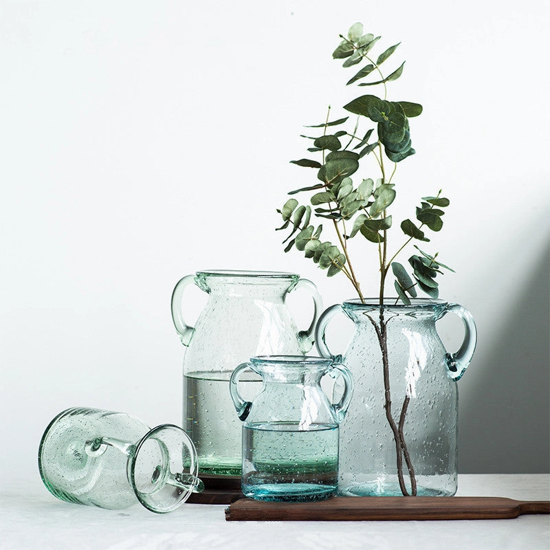 Vintage Glass Pale Vase