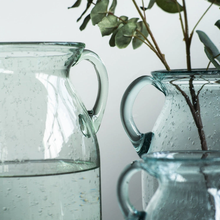 Vintage Glass Pale Vasehome decoration ,modern home decor 