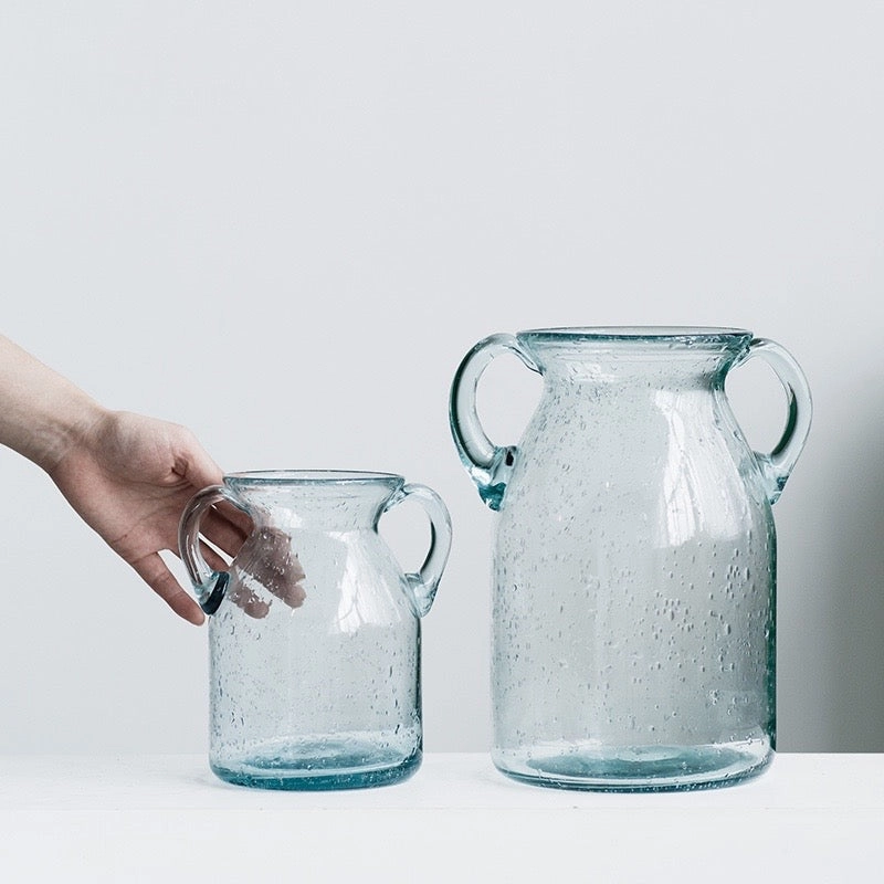 Vintage Glass Pale Vase