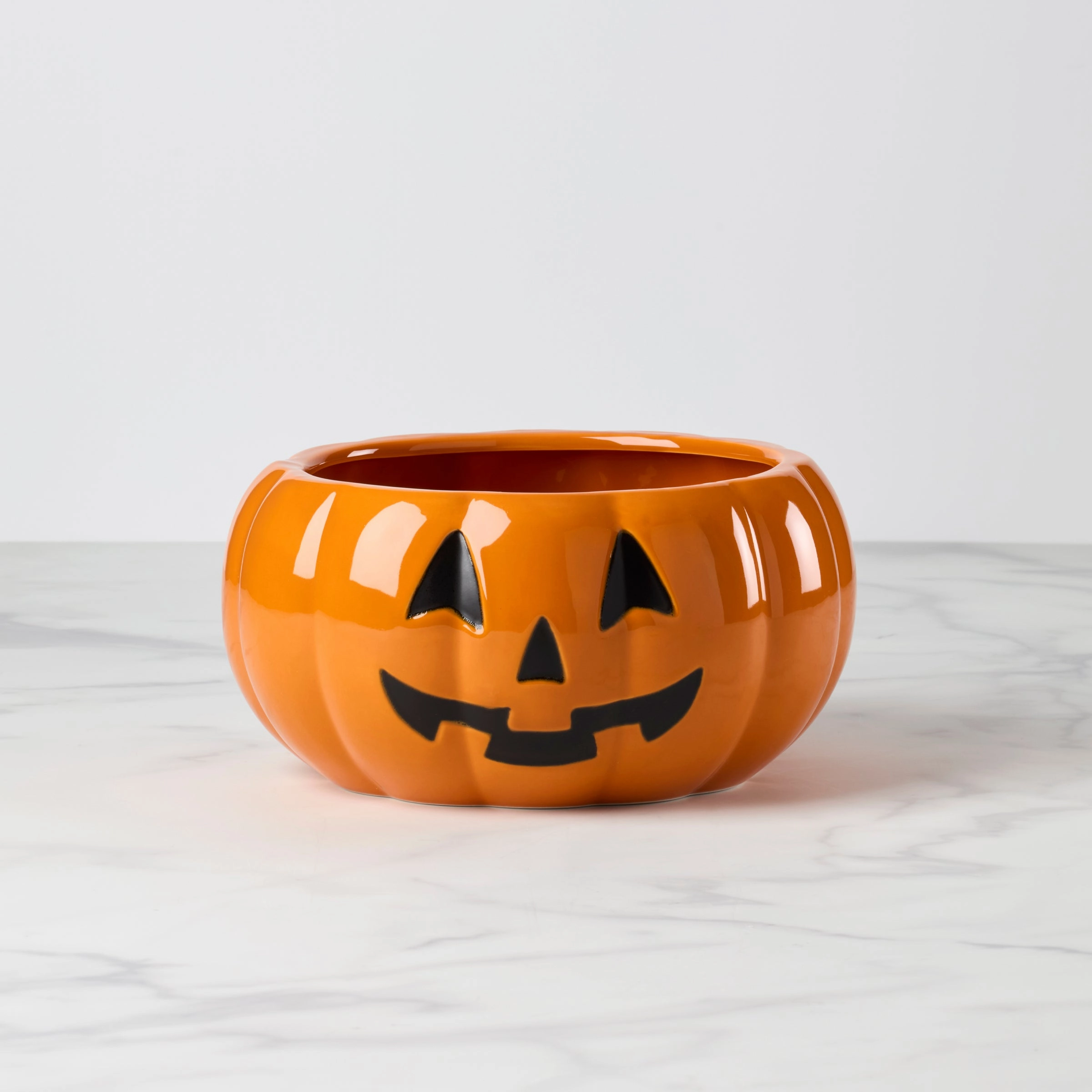 Vintage Halloween Figural Pumpkin Candy Bowlhalloween party decor ,outdoor halloween decor 