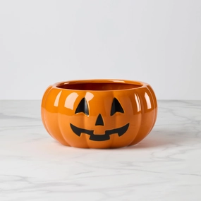 Vintage Halloween Figural Pumpkin Candy Bowlhalloween party decor ,outdoor halloween decor 