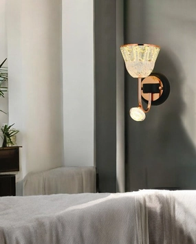 Vintage-Inspired Crystal Cup Wall Lightmodern wall lamp,smart wall lamp