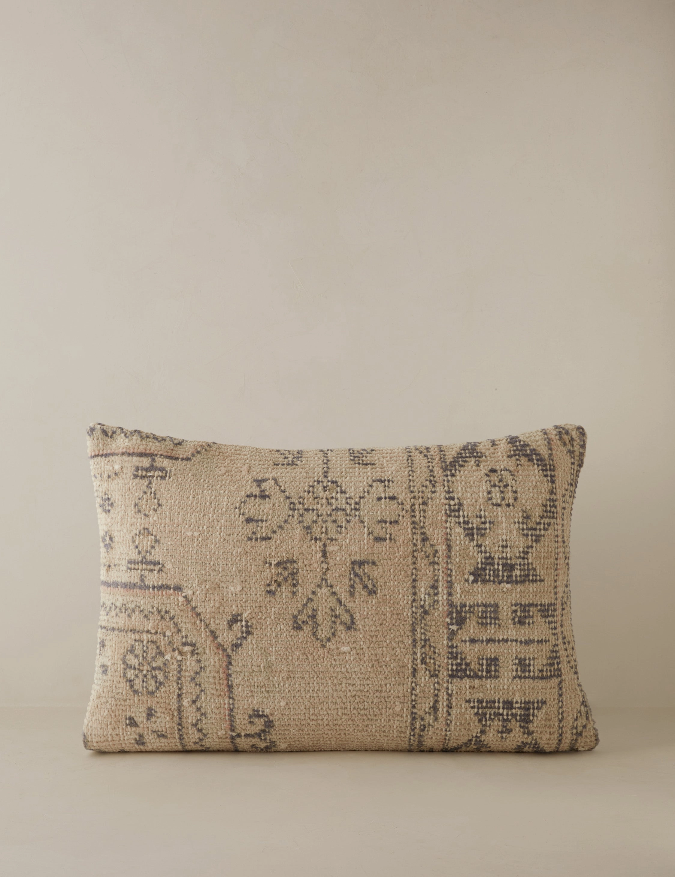 Vintage Lumbar Pillow No. 13, 16" x 24"bedding sets ,throw blankets 