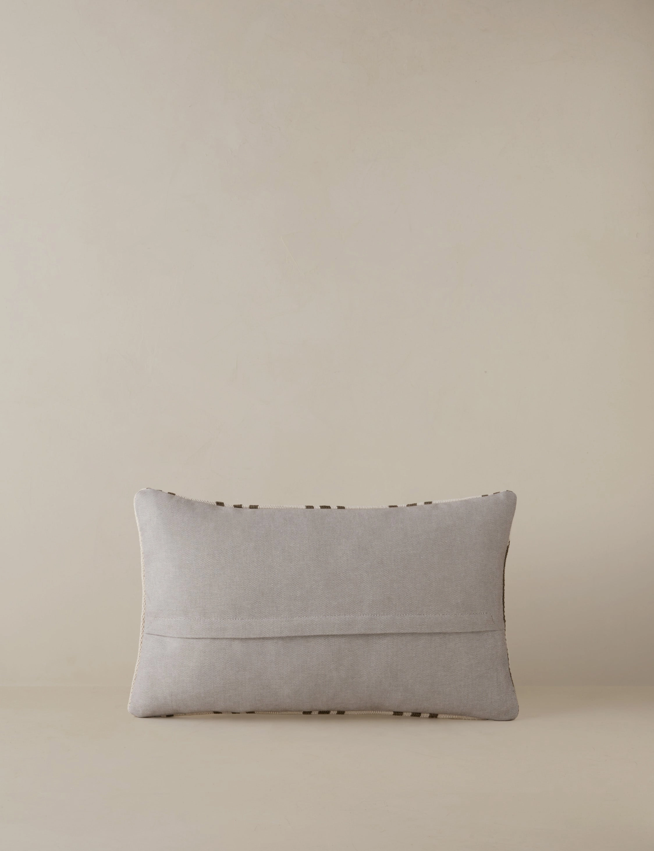 Vintage Lumbar Pillow No. 19, 12" x 20"