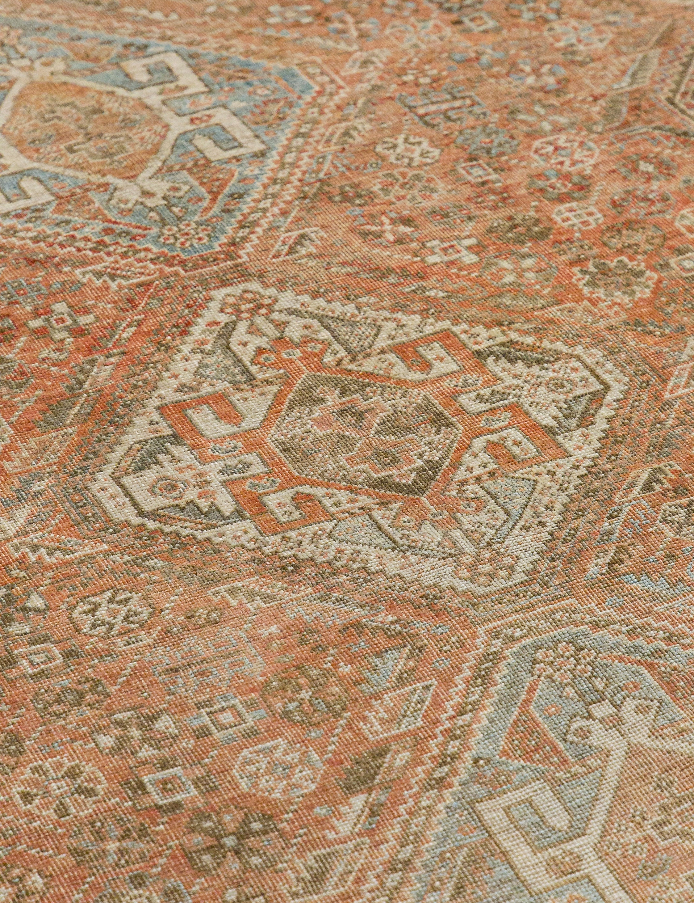 Vintage Turkish Hand-Knotted Wool Rug No. 443, 6'4" x 9'6"