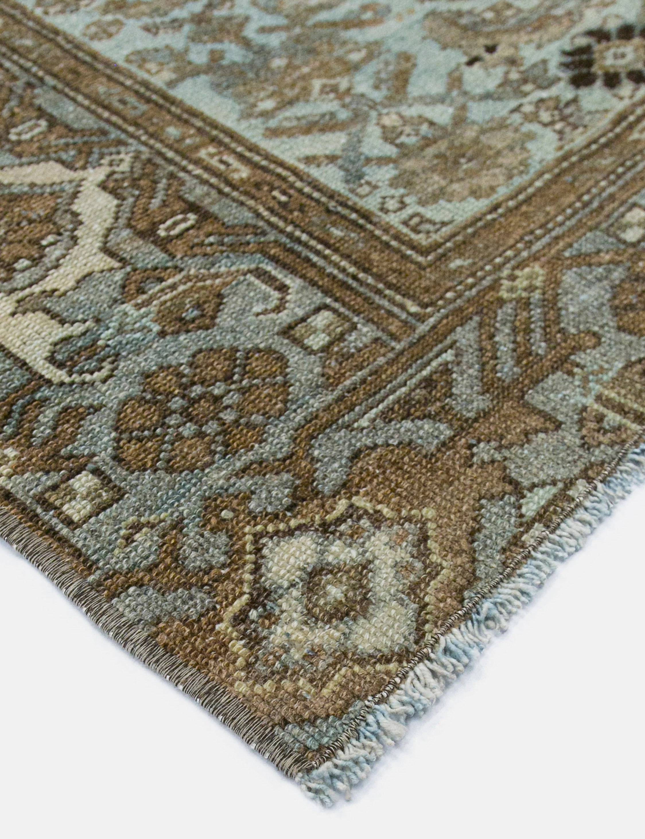Vintage Turkish Hand-Knotted Wool Rug No. 447, 3'11" x 6'3"