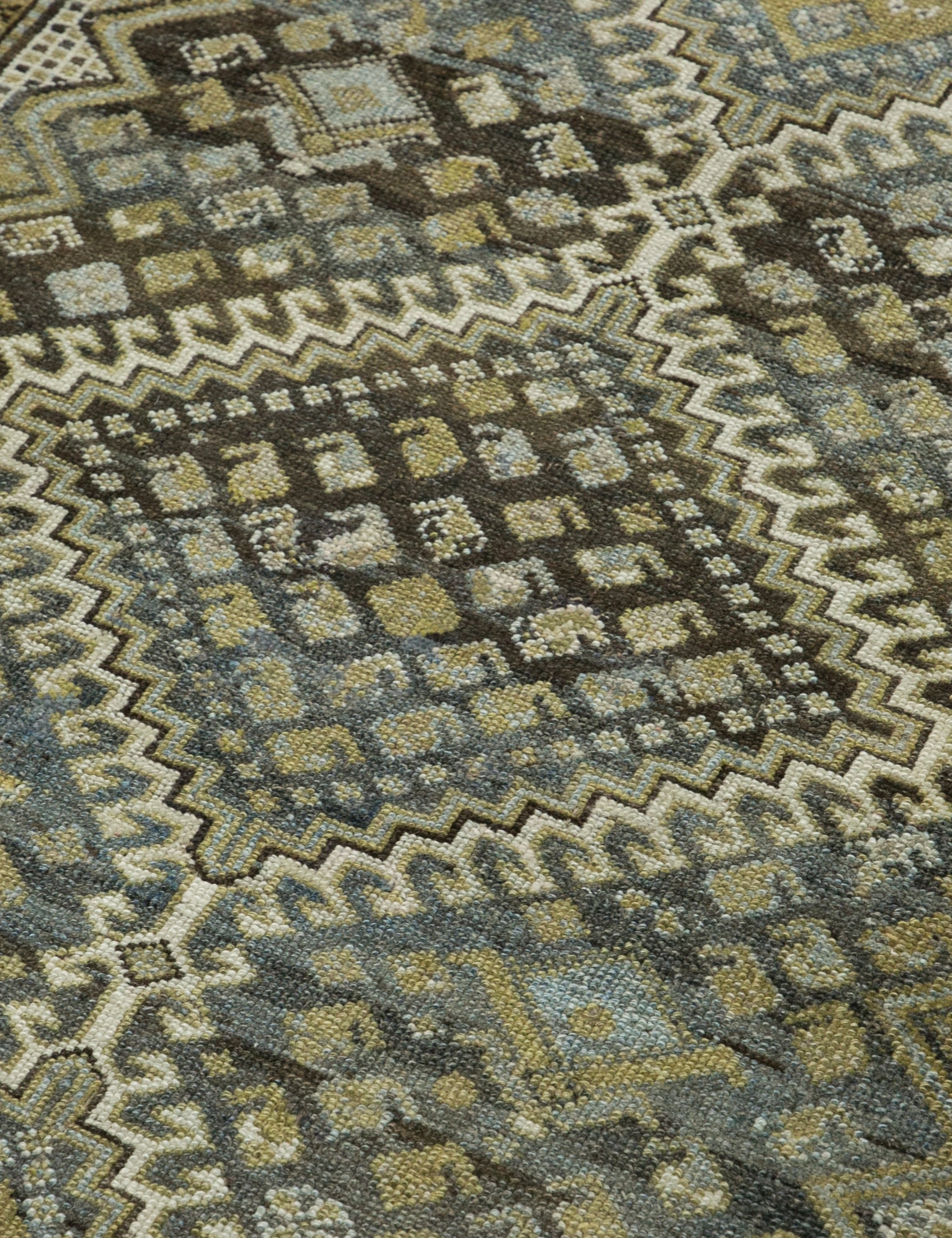 Vintage Turkish Hand-Knotted Wool Runner Rug No. 206, 2'12" x 8'8"