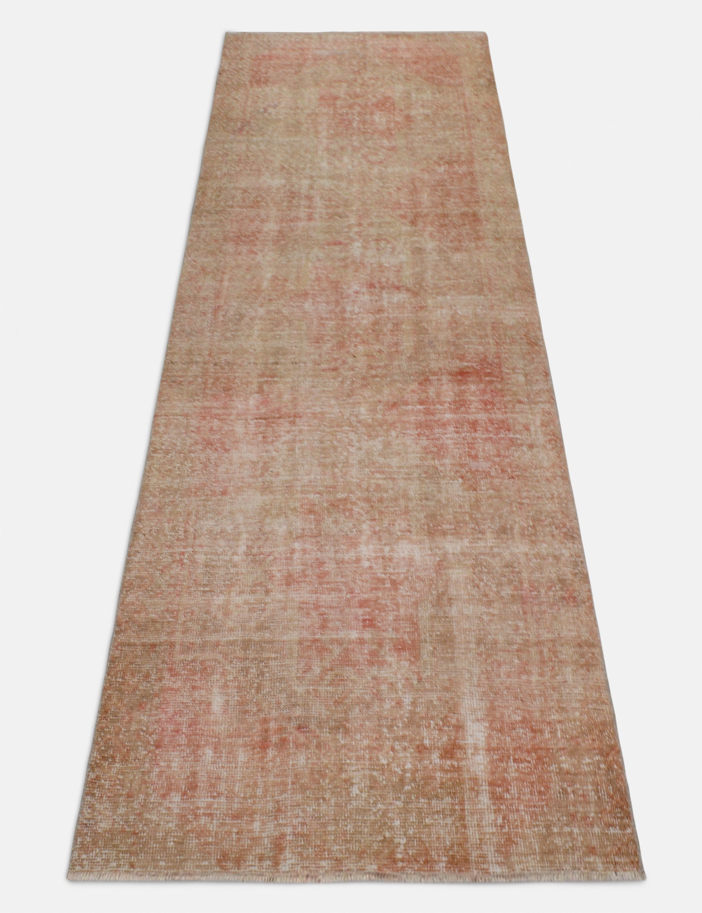 Vintage Turkish Hand-Knotted Wool Runner Rug No. 249, 3'1" x 10'4"