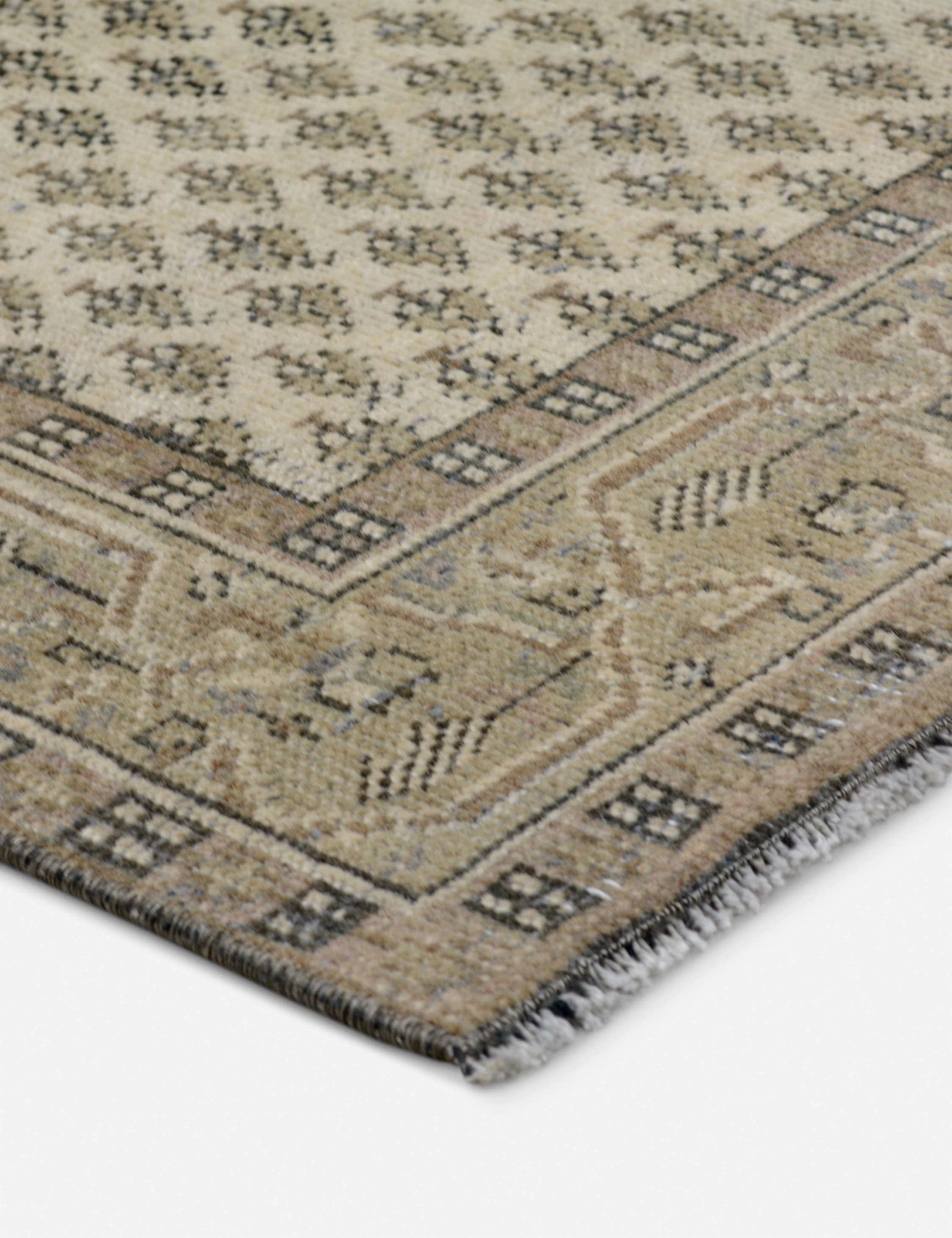 Vintage Turkish Hand-Knotted Wool Runner Rug No. 253, 2'5" x 11'2"