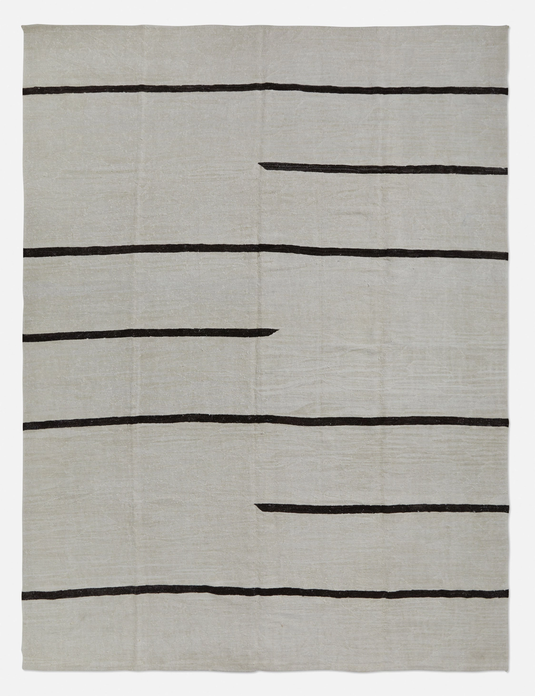 Vintage Turkish Rug No. 204, 10' x 13'4"modern color block patchwork rug