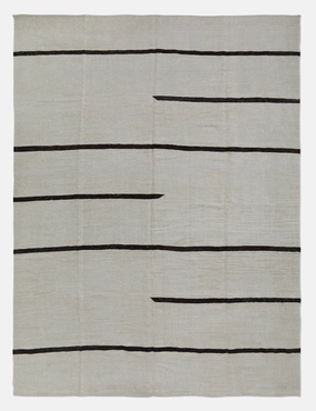 Vintage Turkish Rug No. 204, 10' x 13'4"modern color block patchwork rug