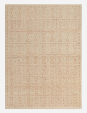 Vintage Wool Moroccan Rug No. 43, 8'6" x 11'8"modern color block patchwork rug