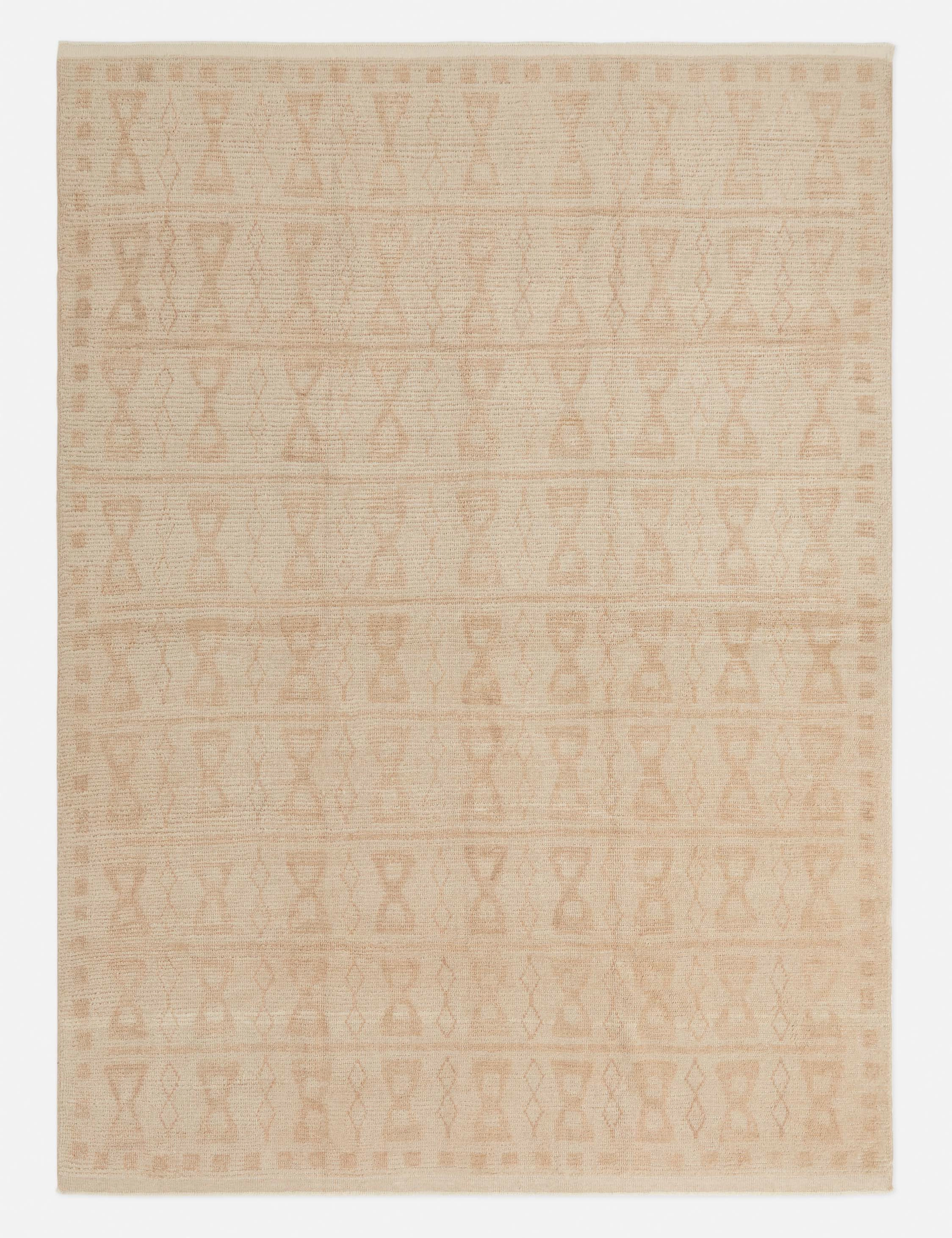 Vintage Wool Moroccan Rug No. 43, 8'6" x 11'8"modern color block patchwork rug
