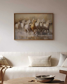 Vishwajeet' Golden Grace Vastu Wall Art - 24" x 36"nordic style wall decor