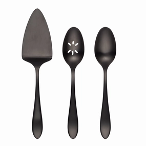 Waldwick Black Satin 3 Piece Hostess Setboho style dinner plates for special occasions 
